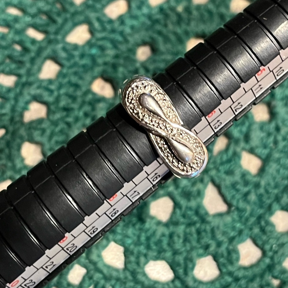 Sterling Silver Infinity Ring - Picture 9 of 11